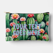 Cactus Illustratie jouw tekst Hier Aangepast Etui (Voorkant)