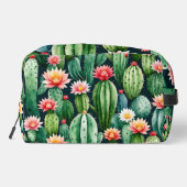 Cactus Illustratie jouw tekst Hier Aangepaste toil Toilettasje (Achterkant)