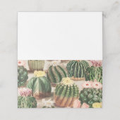 Cactus Illustration Place Card Plaatskaartje (Buitenkant ongevouwen)