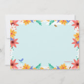 Cactus in Bloom Cinco de Mayo  Kaart (Achterkant)