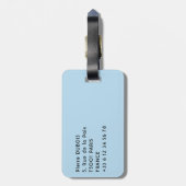 Cactus in de provincie Jujuy - Noord-Argentinië Bagagelabel (Achterkant verticaal)