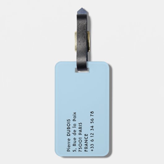 Cactus in de provincie Jujuy - Noord-Argentinië Bagagelabel (Achterkant verticaal)