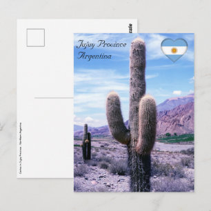 Cactus in de provincie Jujuy - Noord-Argentinië Briefkaart