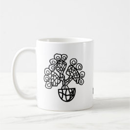 CACTUS IN EEN SCHAAL KOFFIEMOK