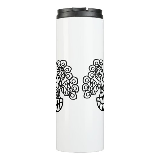 CACTUS IN EEN SCHAAL THERMOSBEKER (Achterkant)