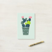Cactus in glimlach post-it® notes (Op bureau)
