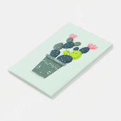 Cactus in glimlach post-it® notes (Schuin)