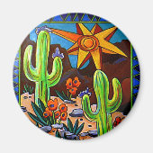 Cactus in het zuidwesten magneet (Voorkant)