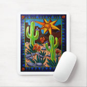 Cactus in het zuidwesten muismat (Met muis)