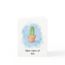 Cactus in pot - Blauw