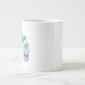 Cactus in pot Cute naam Reuzen koffiemok Grote Koffiekop (Voorkant)