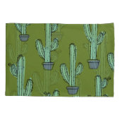 Cactus in Pot Illustratie Kussensloop (Achterkant)