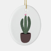 Cactus in pot keramisch ornament (Rechts)