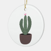 Cactus in pot keramisch ornament (Links)