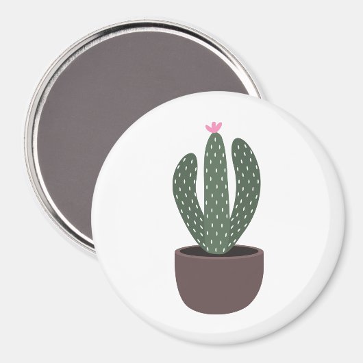 Cactus in pot magneet (Voorkant / Achterkant)