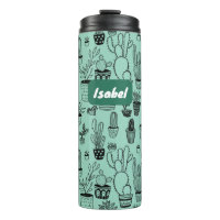 Cactus in potplanten Cute patroon Aangepast cadeau