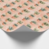 Cactus in Terra Cotta Cadeaupapier (Hoek)