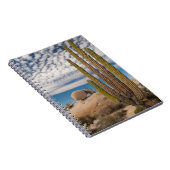 Cactus in woestijn landschap notitieboek (Rechterzijde)