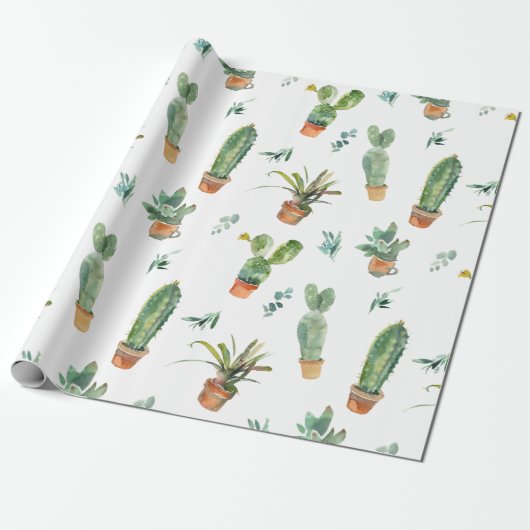 Cactus Inpakpapier (Uitgerold)