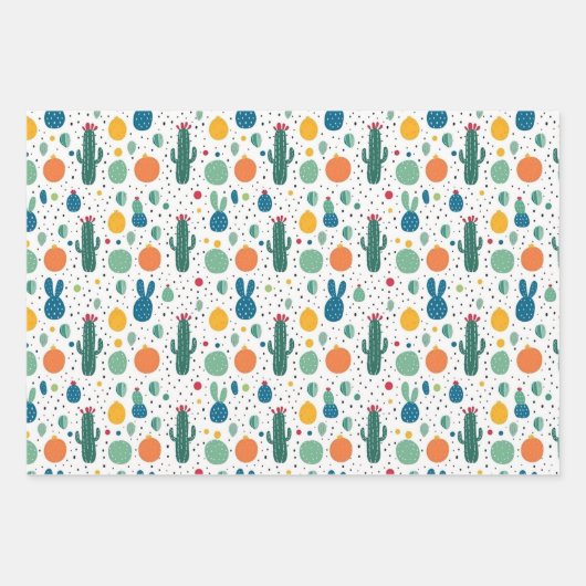 Cactus Inpakpapier Vel (Voorkant 2)