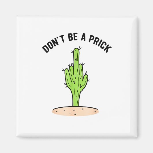Cactus is geen prik magneet (Voorkant)