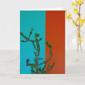 cactus kaart (Gele Bloem)