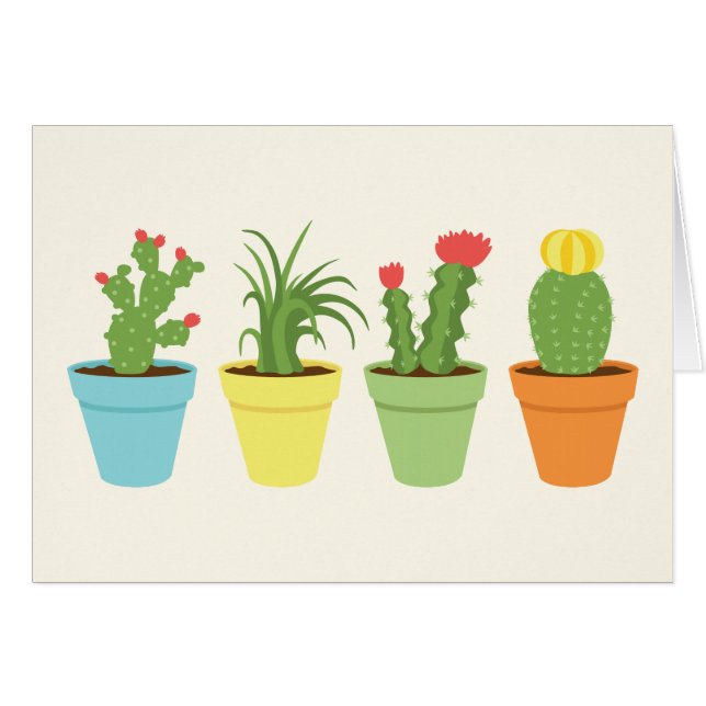 Cactus-kaart (Voorkant Horizontaal)