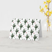 Cactus Kaart (Gele Bloem)