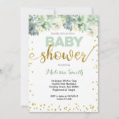 CACTUS-kaart voor het uitnodigen van baby showers Kaart (Voorkant)