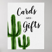 Cactus Kaarten en Gifts Signage Poster (Voorkant)