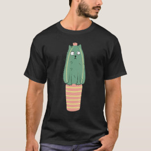 Cactus kat Succulente Plant Tuinieren Tuinierder K T-shirt