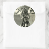 Cactus Kate Ronde Sticker (Tas)