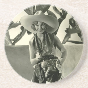 Cactus Kate Zandsteen Onderzetter