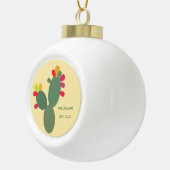 cactus keramische bal ornament (Rechts)