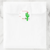 Cactus Kerstboom - Cadeau Labels (Tas)