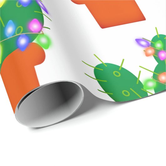 cactus kerstboom cadeaupapier (Rol Hoek)