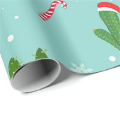 Cactus kerstboom cadeaupapier (Rol Hoek)