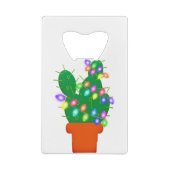 cactus kerstboom creditkaart flessenopener (Achterkant)