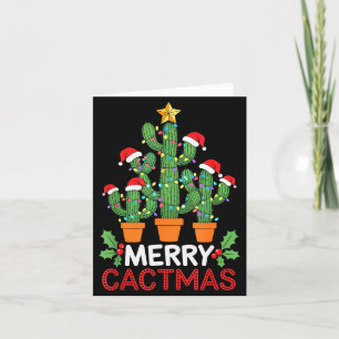 Cactus Kerstboom Grappig Merry Cactmas Cactus M Kaart