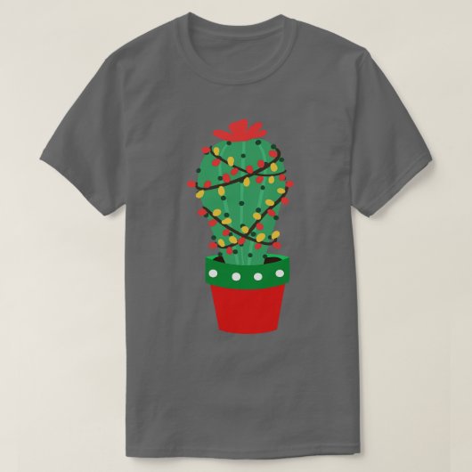 Cactus Kerstboom I T-shirt (Design voorkant)