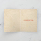 Cactus kerstboom kaart (Binnen)