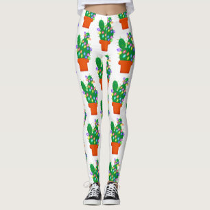 cactus kerstboom leggings