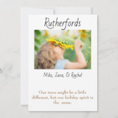 Cactus kerstboom Merry Kerstmis Ya zal Feestdagenkaart (Achterkant)