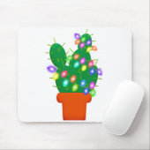 cactus kerstboom muismat (Met muis)