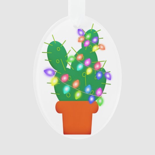cactus kerstboom ornament (voorkant)