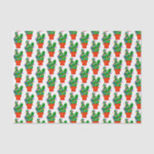Cactus kerstboompapier tissuepapier (Voorkant)