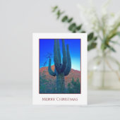 Cactus Kerstfeestay Kaart (Staand voorkant)