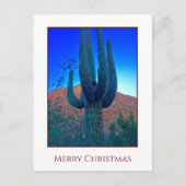 Cactus Kerstfeestay Kaart (Voorkant)