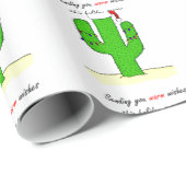 Cactus Kerstmis Cadeaupapier (Rol Hoek)