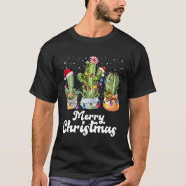 Cactus Kerstpj Costume Party Plant Lovers T-shirt